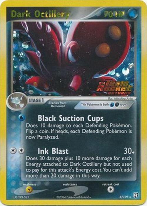 Dark Octillery (8/109) (Stamped) [EX: Team Rocket Returns] | Nerdhalla Games