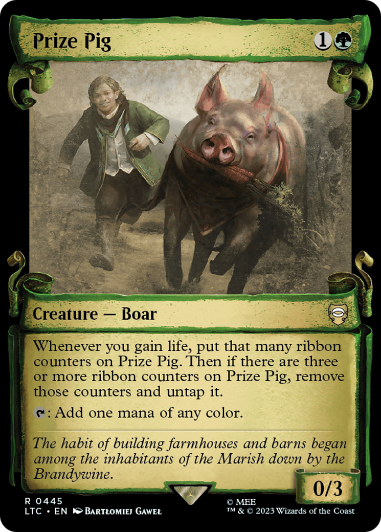 Prize Pig [The Lord of the Rings: Tales of Middle-Earth Commander Showcase Scrolls] | Nerdhalla Games