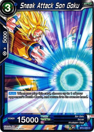 Sneak Attack Son Goku [BT4-026] | Nerdhalla Games