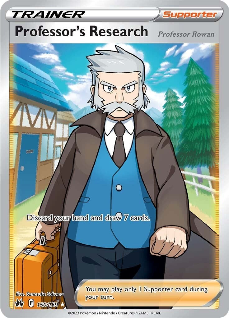 Professor's Research (150/159) (Full Art) [Sword & Shield: Crown Zenith] | Nerdhalla Games