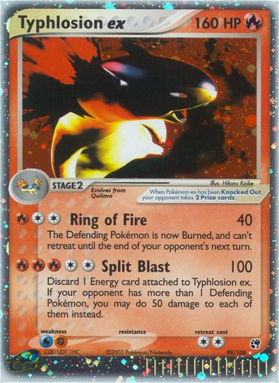 Typhlosion ex (99/100) [EX: Sandstorm] | Nerdhalla Games