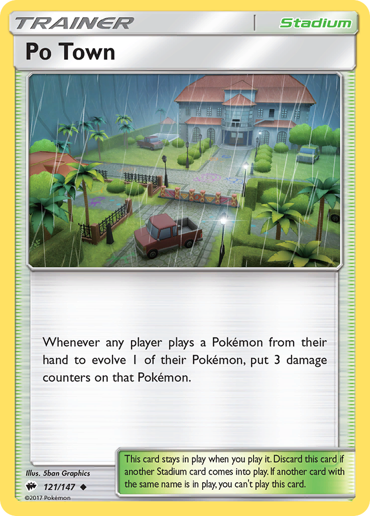 Po Town (121/147) [Sun & Moon: Burning Shadows] | Nerdhalla Games