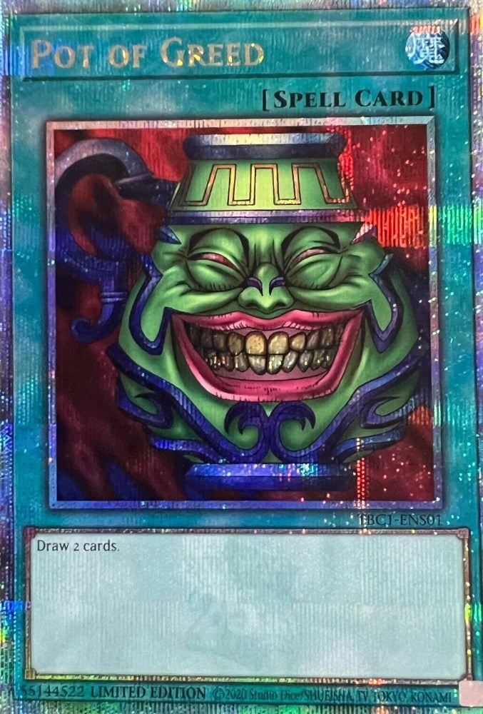 Pot of Greed [TBC1-ENS01] Secret Rare | Nerdhalla Games