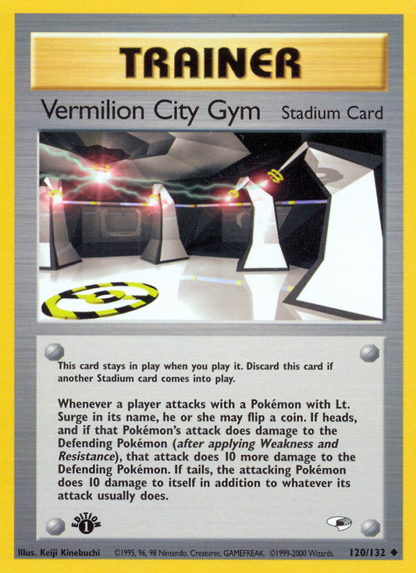 Vermilion City Gym (120/132) [Gym Heroes 1st Edition] | Nerdhalla Games