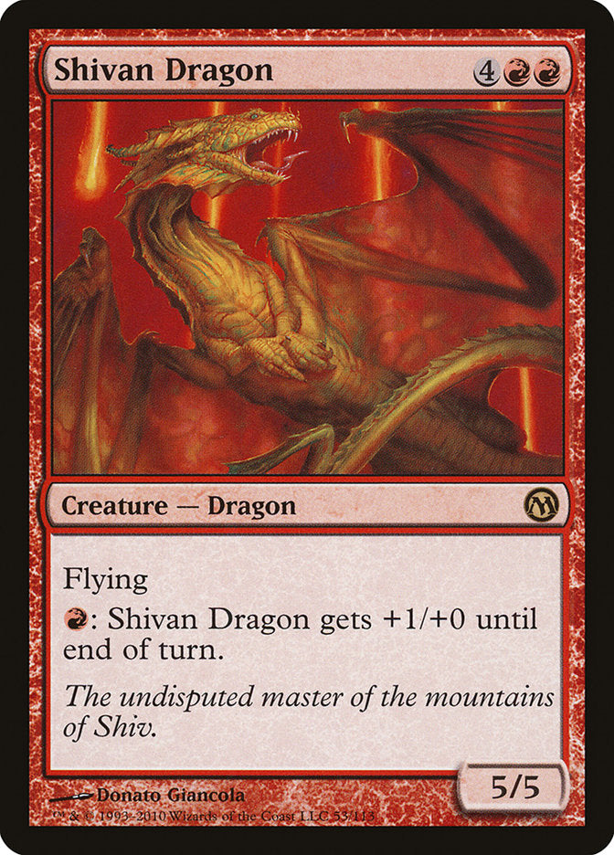 Shivan Dragon [Duels of the Planeswalkers] | Nerdhalla Games