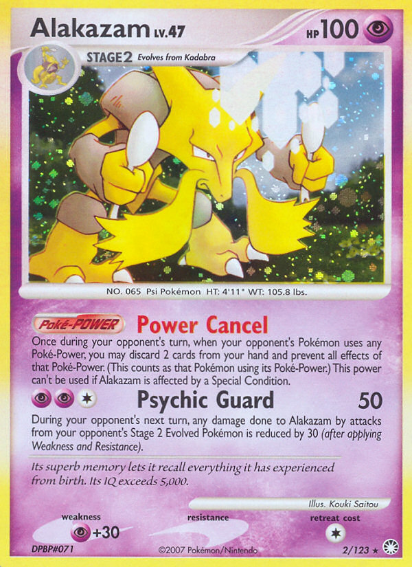 Alakazam (2/123) [Diamond & Pearl: Mysterious Treasures] | Nerdhalla Games