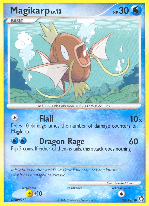 Magikarp (89/123) [Diamond & Pearl: Mysterious Treasures] | Nerdhalla Games