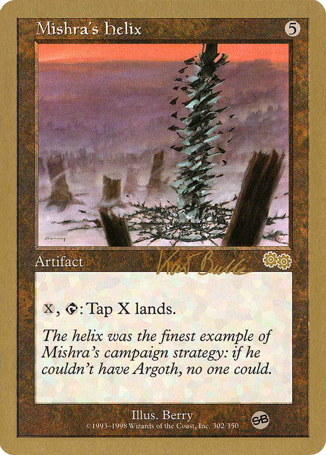 Mishra's Helix (Kai Budde) (SB) [World Championship Decks 1999] | Nerdhalla Games