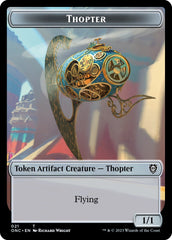 Myr // Thopter Double-Sided Token [Phyrexia: All Will Be One Commander Tokens] | Nerdhalla Games