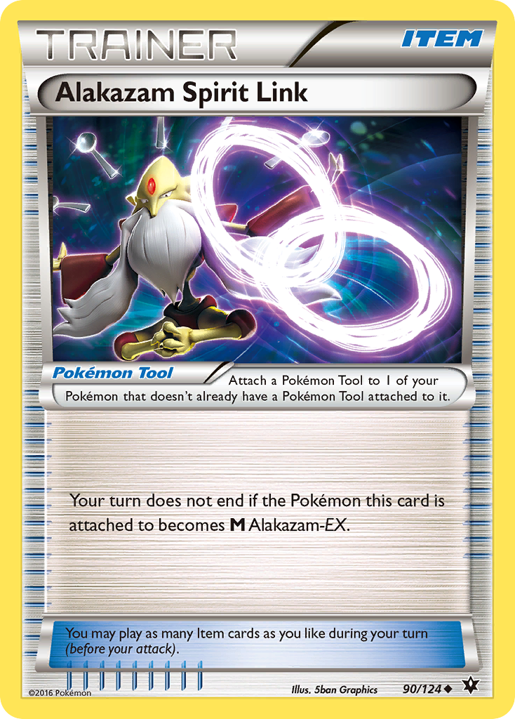 Alakazam Spirit Link (90/124) [XY: Fates Collide] | Nerdhalla Games