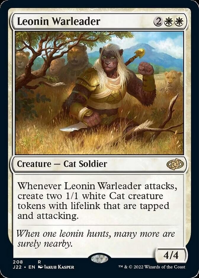 Leonin Warleader [Jumpstart 2022] | Nerdhalla Games