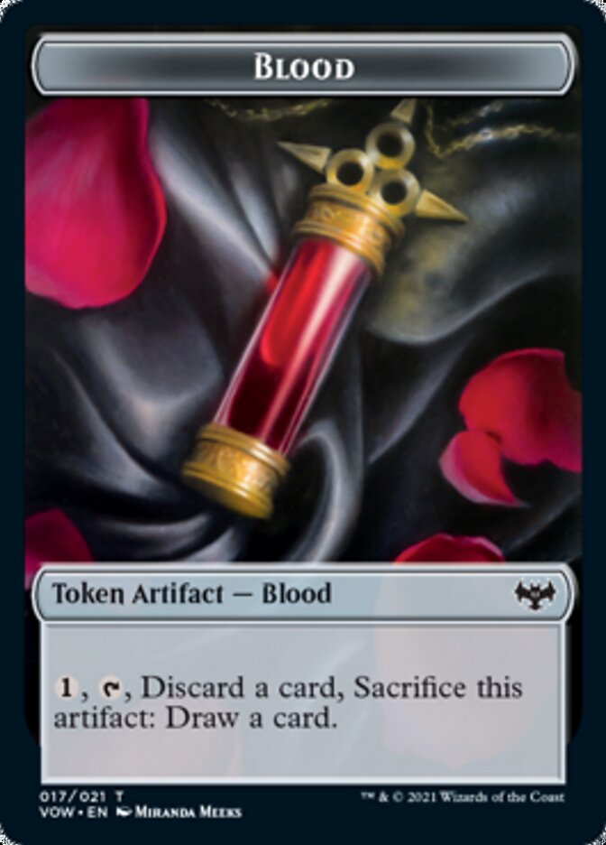 Blood Token [Innistrad: Crimson Vow Tokens] | Nerdhalla Games