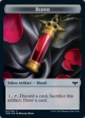 Blood // Boar Double-sided Token [Innistrad: Crimson Vow Tokens] | Nerdhalla Games