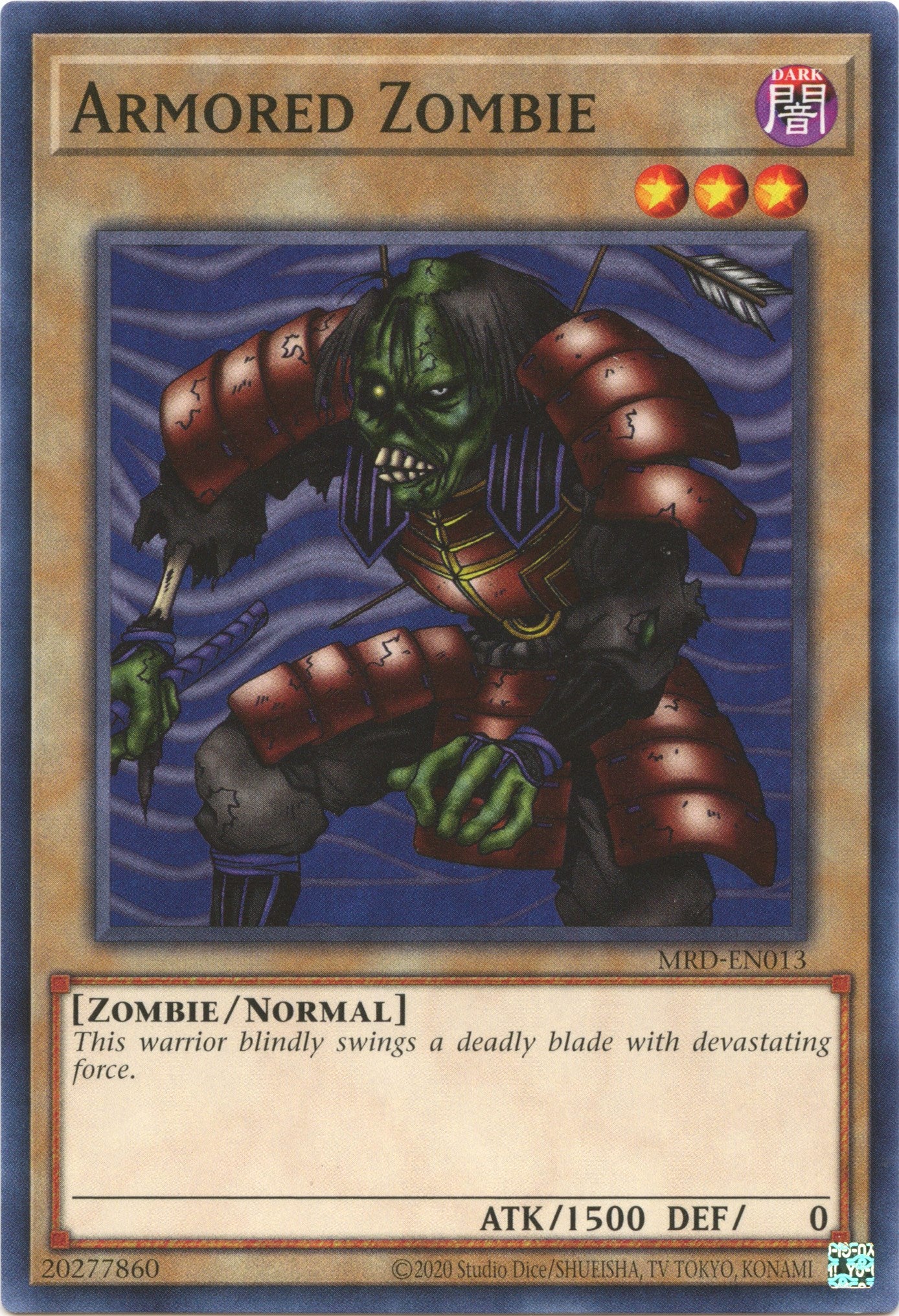 Armored Zombie (25th Anniversary) [MRD-EN013] Common | Nerdhalla Games