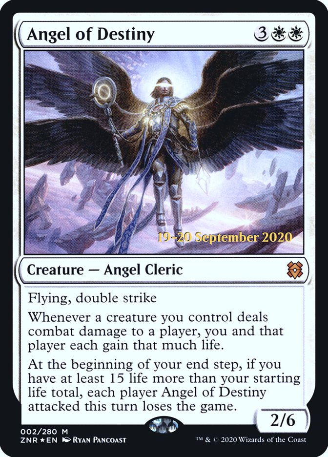 Angel of Destiny  [Zendikar Rising Prerelease Promos] | Nerdhalla Games