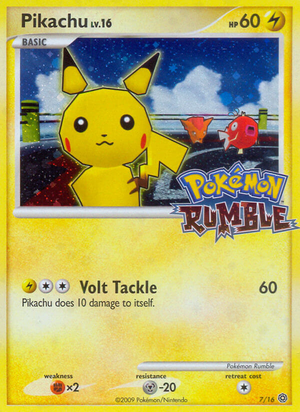 Pikachu (7/16) [Pokémon Rumble] | Nerdhalla Games