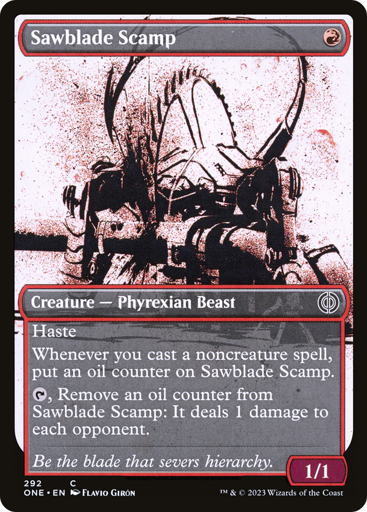 Sawblade Scamp (Showcase Ichor) [Phyrexia: All Will Be One] | Nerdhalla Games