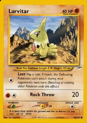 Larvitar (70/105) [Neo Destiny Unlimited] | Nerdhalla Games