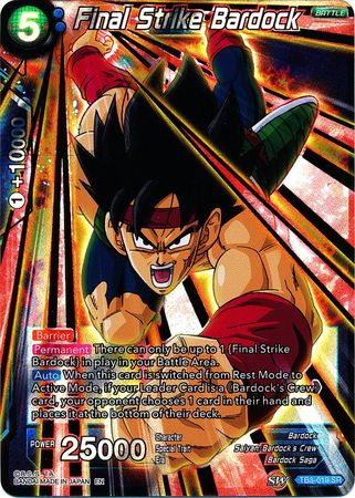 Final Strike Bardock [TB3-019] | Nerdhalla Games