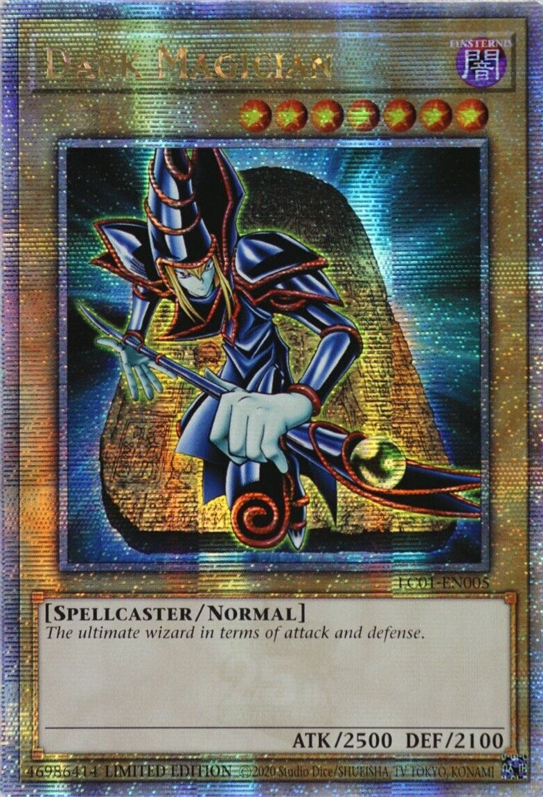 Dark Magician (25th Anniversary) [LC01-EN005] Quarter Century Secret Rare | Nerdhalla Games