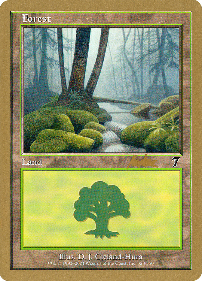 Forest (328) (Brian Kibler) [World Championship Decks 2002] | Nerdhalla Games