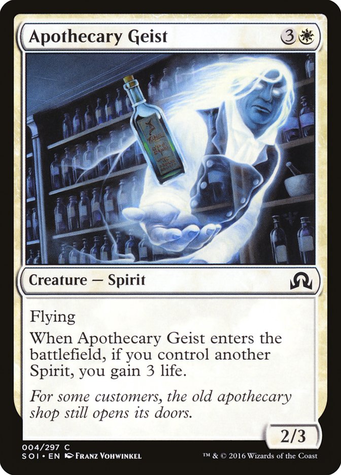 Apothecary Geist [Shadows over Innistrad] | Nerdhalla Games