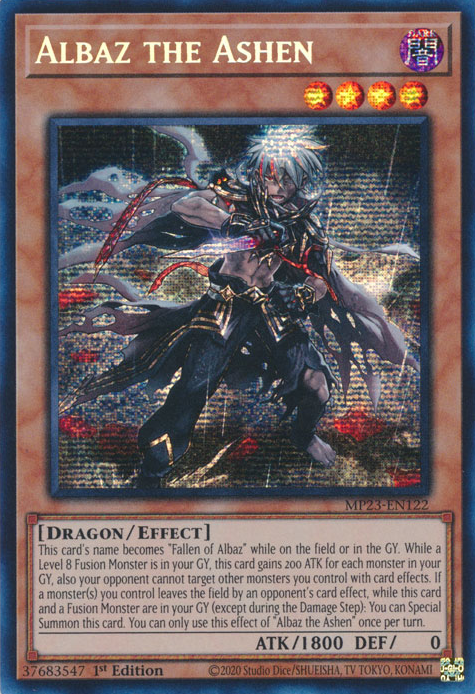 Albaz the Ashen [MP23-EN122] Prismatic Secret Rare | Nerdhalla Games