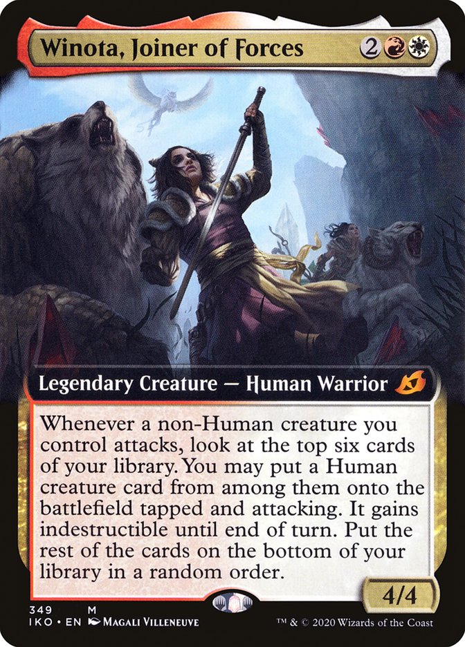 Winota, Joiner of Forces (Extended Art) [Ikoria: Lair of Behemoths] | Nerdhalla Games