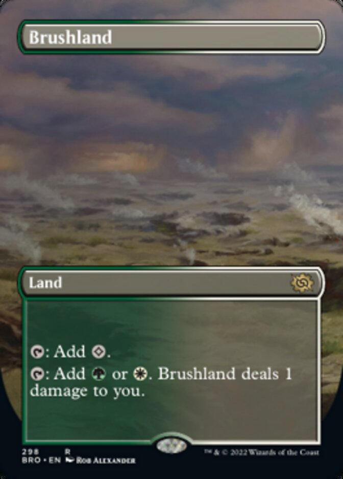 Brushland (Borderless Alternate Art) [The Brothers' War] | Nerdhalla Games