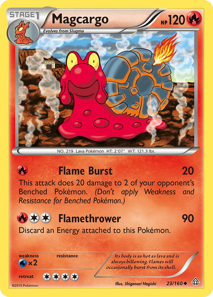 Magcargo (23/160) [XY: Primal Clash] | Nerdhalla Games