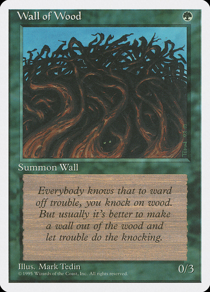 Wall of Wood [Fourth Edition] | Nerdhalla Games