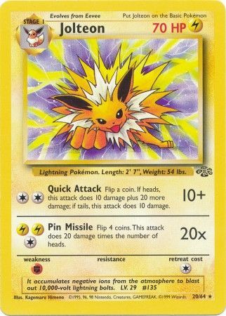 Jolteon (20/64) [Jungle Unlimited] | Nerdhalla Games