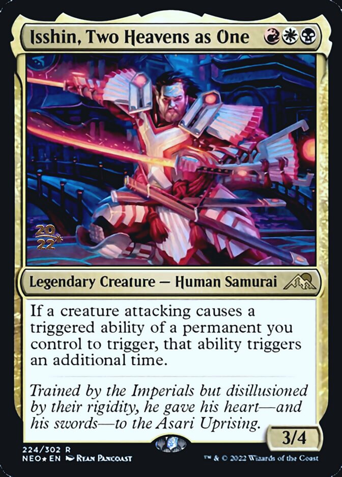 Isshin, Two Heavens as One [Kamigawa: Neon Dynasty Prerelease Promos] | Nerdhalla Games