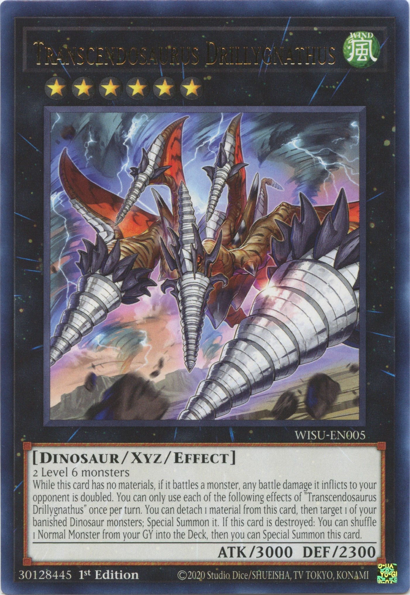 Transcendosaurus Drillygnathus [WISU-EN005] Rare | Nerdhalla Games