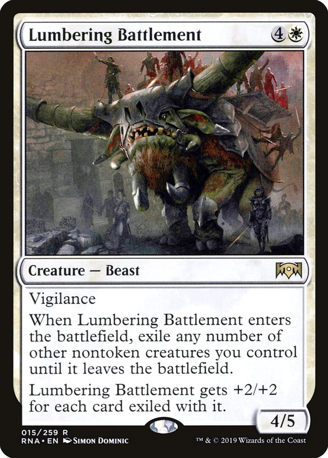 Lumbering Battlement [Ravnica Allegiance] | Nerdhalla Games