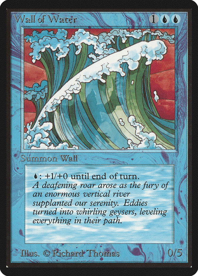 Wall of Water [Limited Edition Beta] | Nerdhalla Games