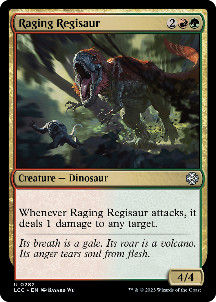 Raging Regisaur [The Lost Caverns of Ixalan Commander] | Nerdhalla Games