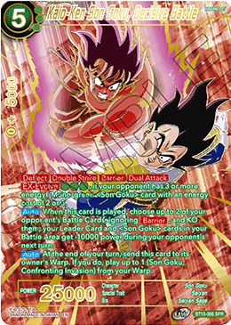 Kaio-Ken Son Goku, Decisive Battle (SPR) (BT15-066) [Saiyan Showdown] | Nerdhalla Games