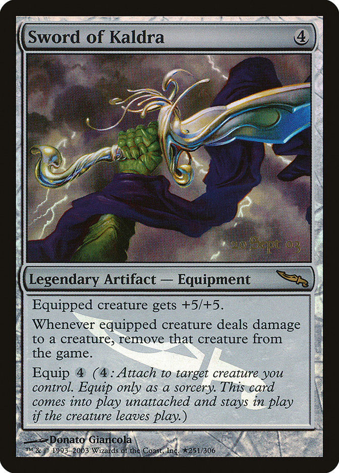 Sword of Kaldra [Mirrodin Promos] | Nerdhalla Games