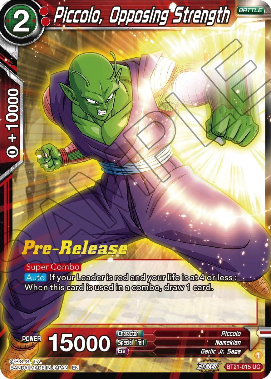 Piccolo, Opposing Strength (BT21-015) [Wild Resurgence Pre-Release Cards] | Nerdhalla Games