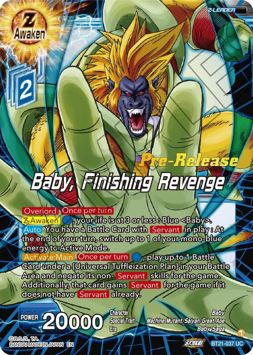 Baby, Finishing Revenge (BT21-037) [Wild Resurgence Pre-Release Cards] | Nerdhalla Games