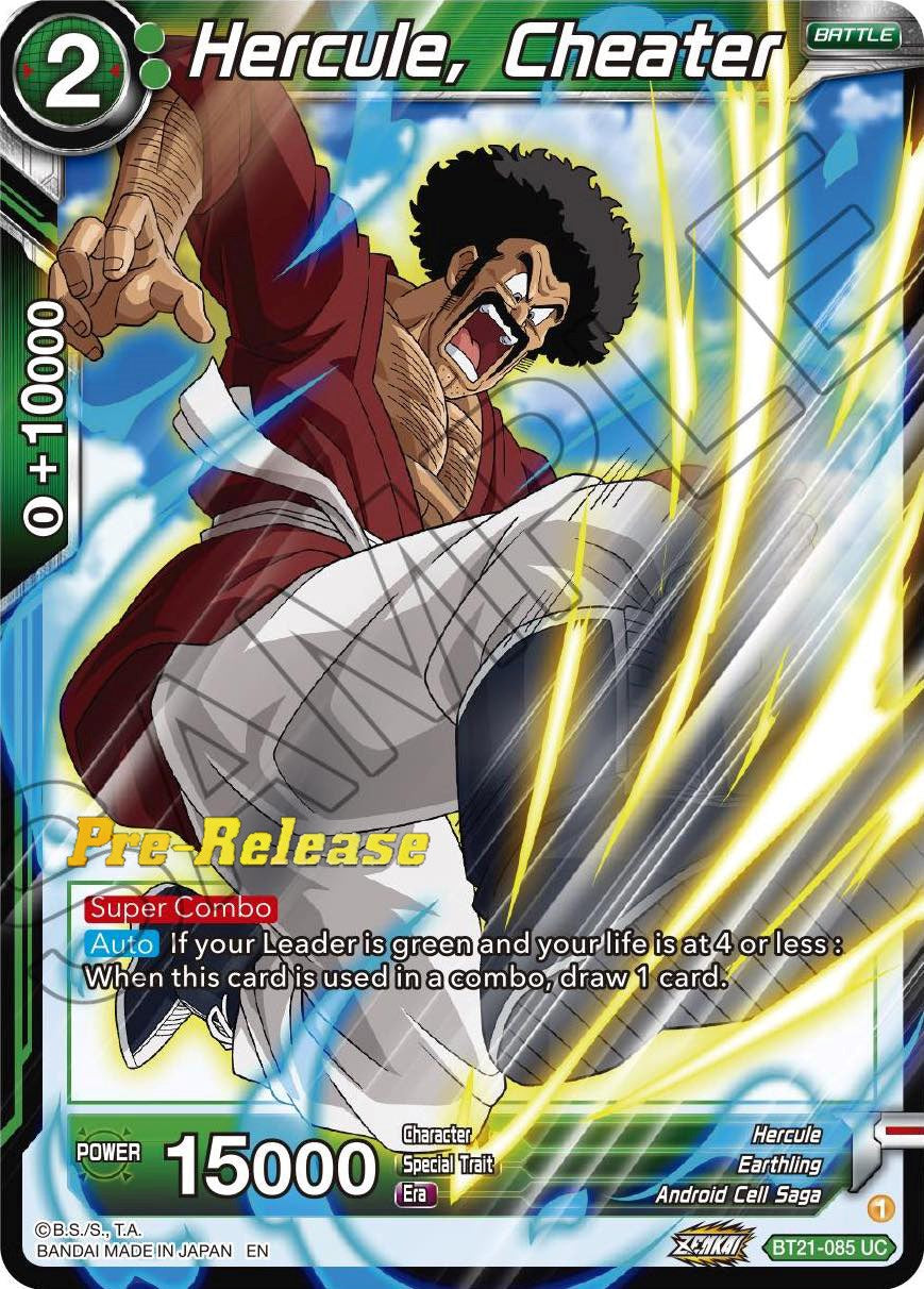 Hercule, Cheater (BT21-085) [Wild Resurgence Pre-Release Cards] | Nerdhalla Games