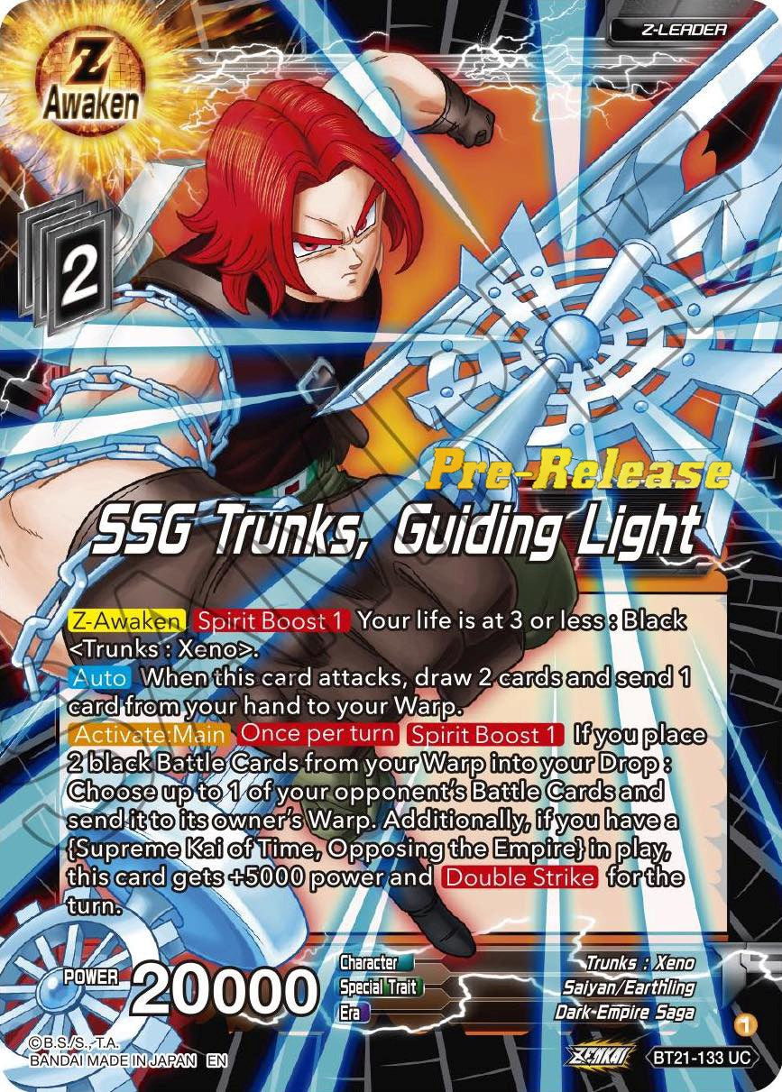 SSG Trunks, Guiding Light (BT21-133) [Wild Resurgence Pre-Release Cards] | Nerdhalla Games