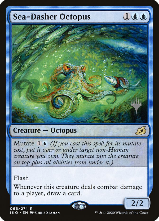 Sea-Dasher Octopus (Promo Pack) [Ikoria: Lair of Behemoths Promos] | Nerdhalla Games