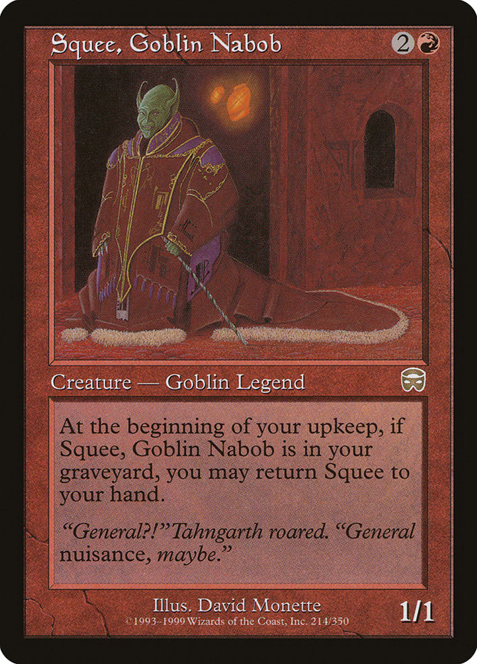 Squee, Goblin Nabob [Mercadian Masques] | Nerdhalla Games