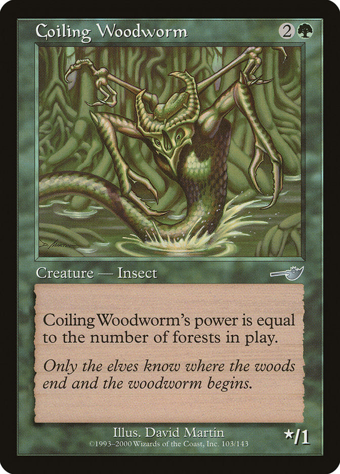 Coiling Woodworm [Nemesis] | Nerdhalla Games