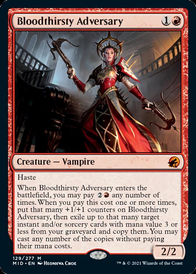 Bloodthirsty Adversary [Innistrad: Midnight Hunt] | Nerdhalla Games