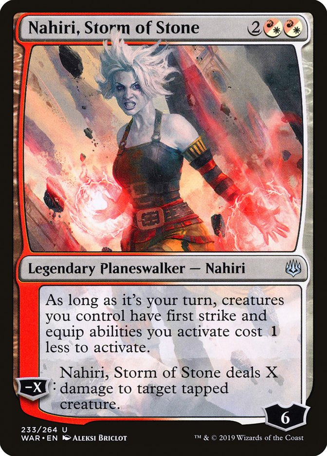 Nahiri, Storm of Stone [War of the Spark] | Nerdhalla Games