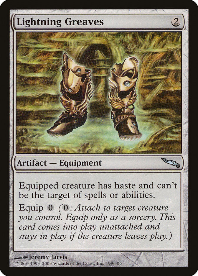 Lightning Greaves [Mirrodin] | Nerdhalla Games