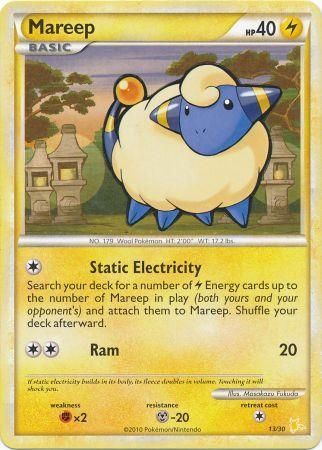 Mareep (13/30) [HeartGold & SoulSilver: Trainer Kit - Raichu] | Nerdhalla Games